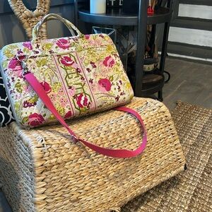 Vera Bradley Laptop Carry Case Crossbody